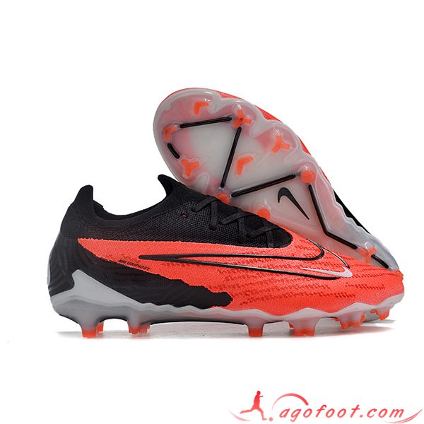Nike Chaussures de Foot Phantom GX Elite FG Noir/Rouge