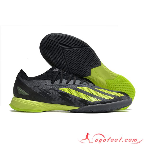 Adidas Chaussures de Foot X CRAZYFAST.1 IC BOOTS Vert/Gris/Noir