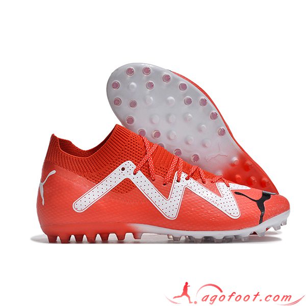 PUMA Chaussures de Foot Future Ultimate AG Rouge/Blanc