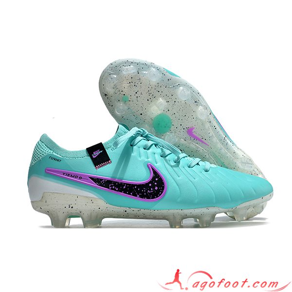 Nike Chaussures de Foot Tiempo Legend X Elite FG Bleu/Noir