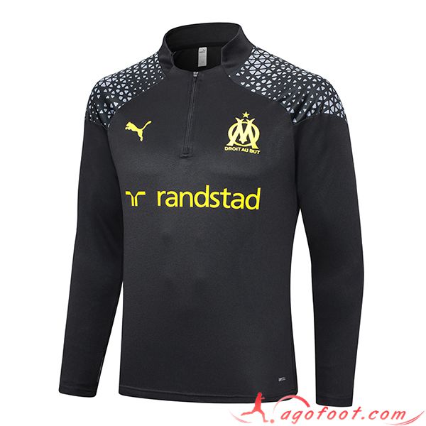 Sweatshirt Training Marseille Noir 2023/2024