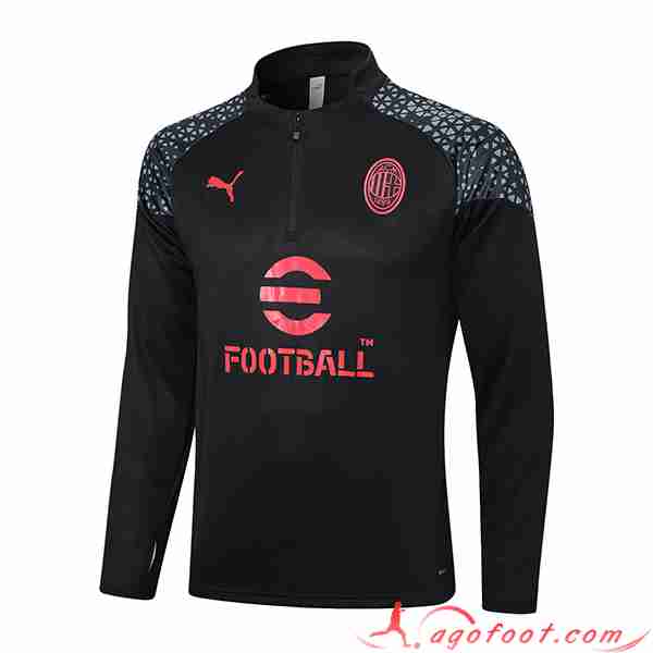 Sweatshirt Training Milan AC Noir 2023/2024