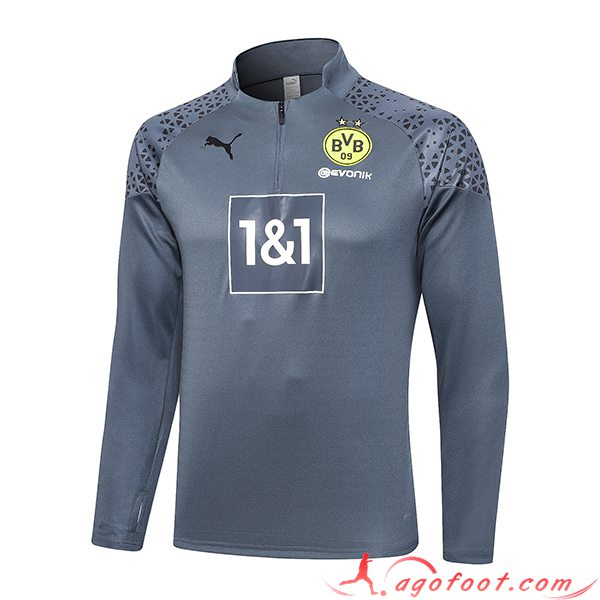 Sweatshirt Training Dortmund Gris 2023/2024