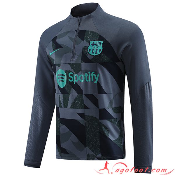 Sweatshirt Training FC Barcelone Gris 2023/2024
