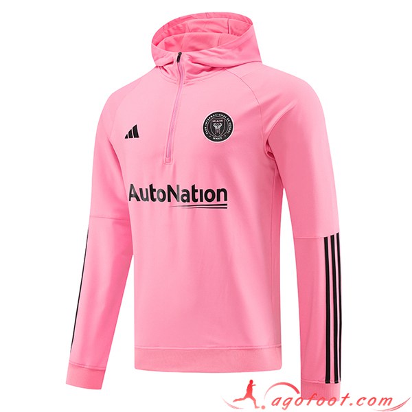 Sweatshirt Training Capuche Inter Miami CF Rose 2023/2024