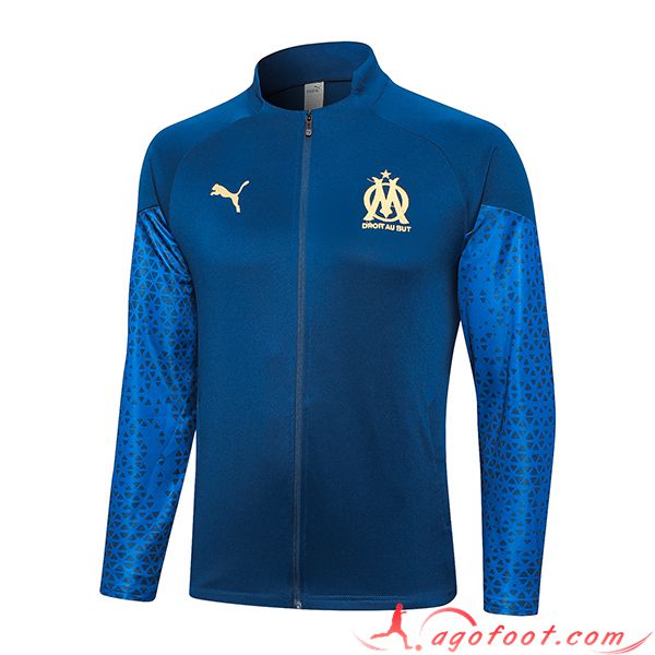 Veste Foot Marseille Bleu 2023/2024