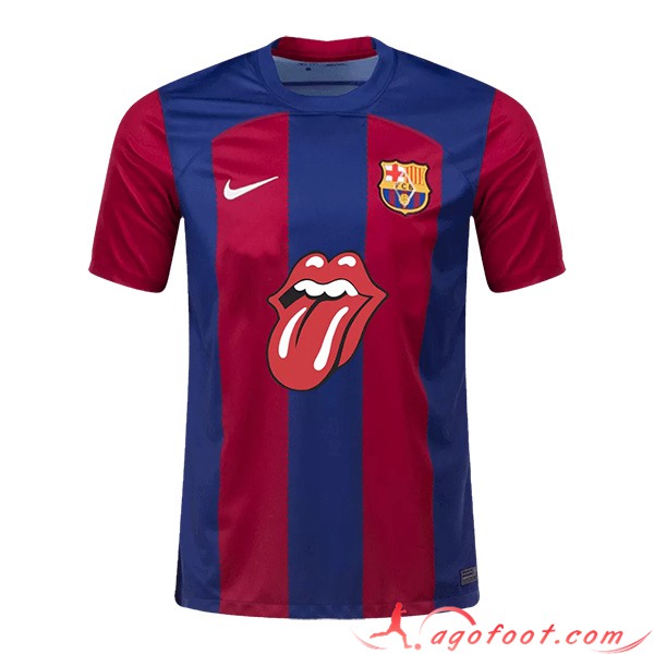 Maillot de Foot FC Barcelone x Rolling Stones 2023/2024