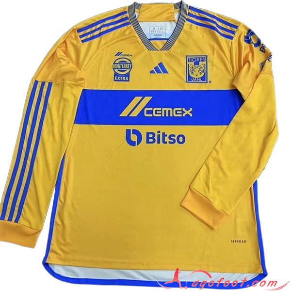 Maillot de Foot Tigres UANL Domicile Manche Longue 2023/2024