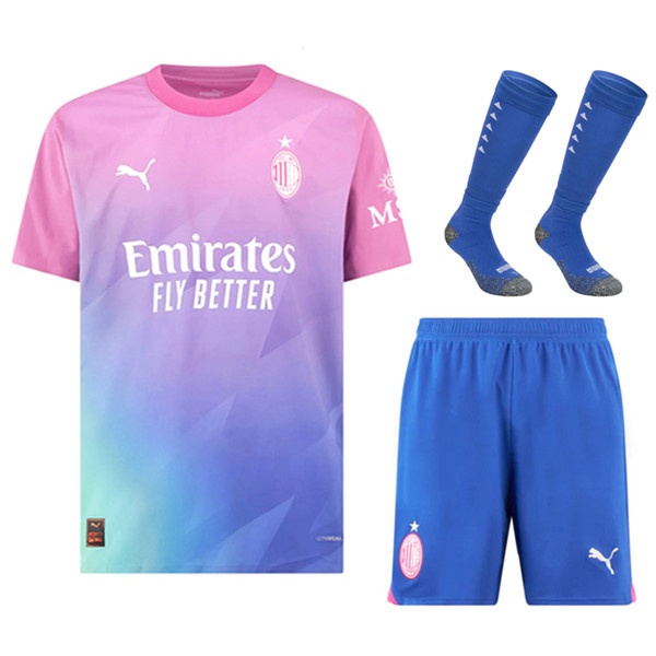 Ensemble Maillot Milan AC Third (Short + Chaussettes) 2023/2024