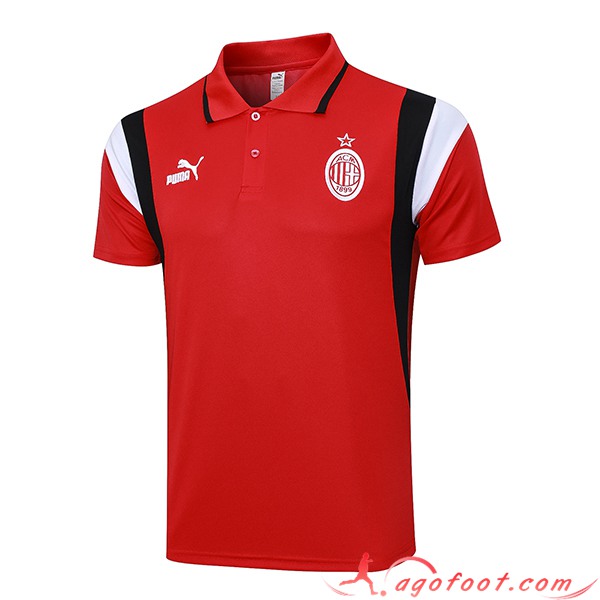 Polo Foot Milan AC Rouge 2023/2024 -04