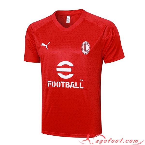 Training T-Shirts Milan AC Rouge 2023/2024 -02