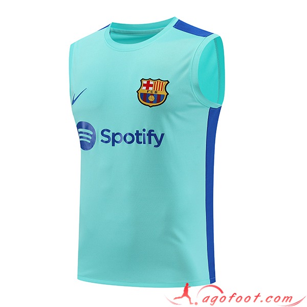 Training Debardeur FC Barcelone Bleu Clair 2023/2024 -02