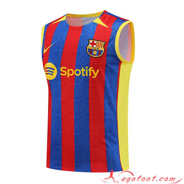 Training Debardeur FC Barcelone Rouge/Bleu 2023/2024 -03