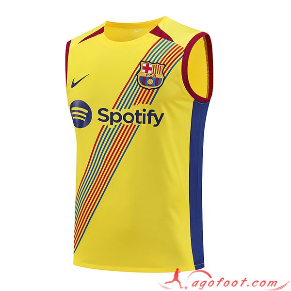 Training Debardeur FC Barcelone Jaune 2023/2024 -04