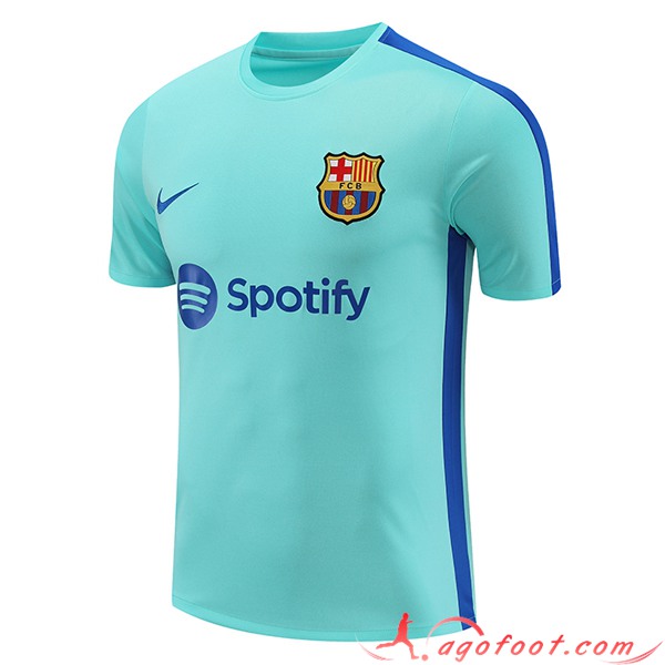 Training T-Shirts FC Barcelone Bleu Clair 2023/2024 -02