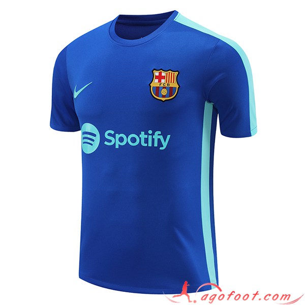Training T-Shirts FC Barcelone Bleu 2023/2024 -03