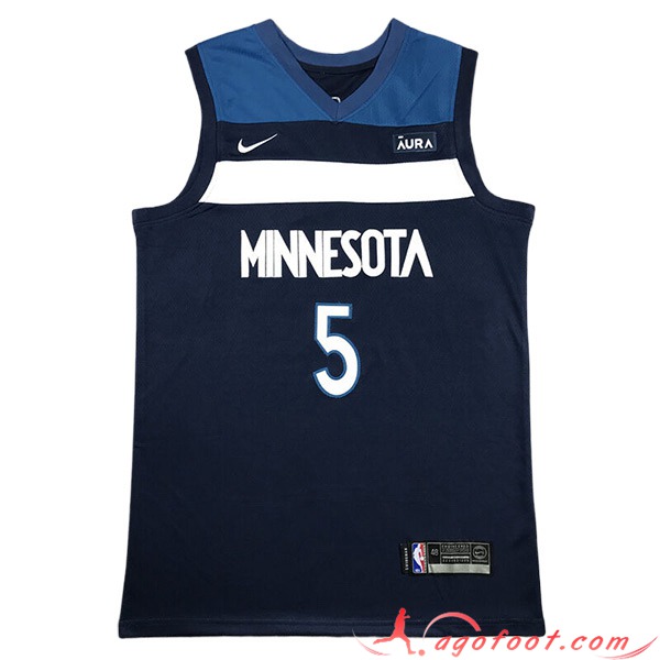 Maillot Minnesota Timberwolves (EDWARDS #5) 2023/24 Noir/Bleu