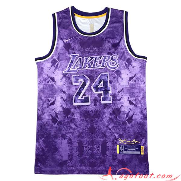 Maillot Los Angeles Lakers (BRYANT #24) 2023/24 Pourpre