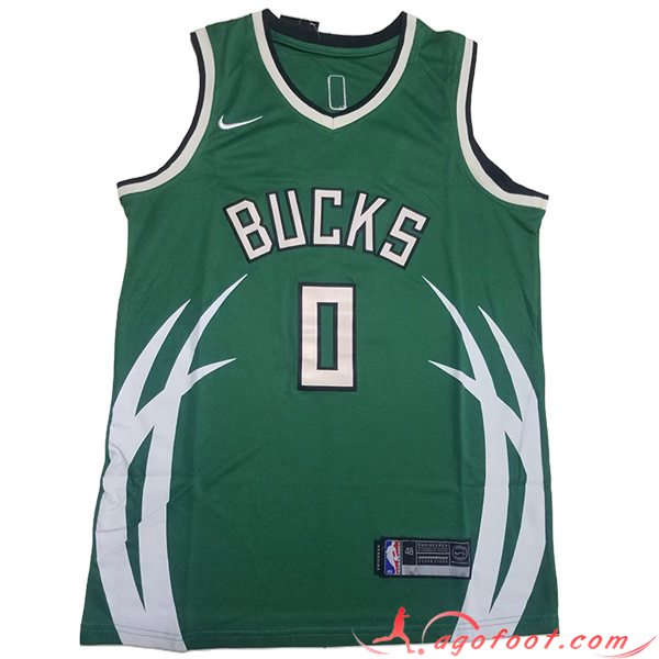 Maillot Milwaukee Bucks (LILLARD #0) 2023/24 Vert