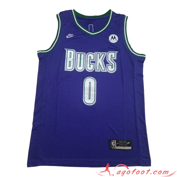 Maillot Milwaukee Bucks (LILLARD #0) 2023/24 Bleu