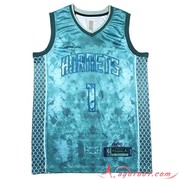 Maillot Charlotte Hornets (BALL #1) 2023/24 Bleu
