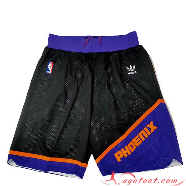 Shorts NBA Phoenix Suns 2023/24 Pourpre/Noir -02