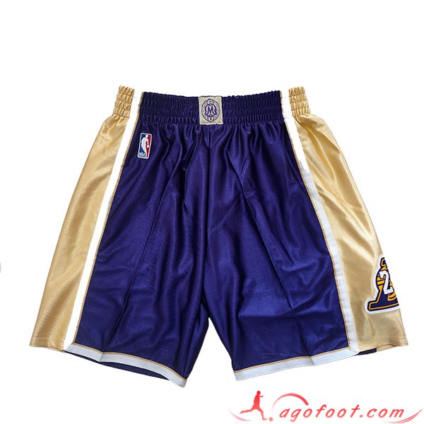 Shorts NBA Los Angeles Lakers 2023/24 Bleu/Jaune -04