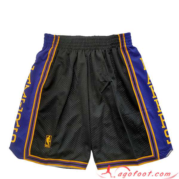 Shorts NBA Los Angeles Lakers 2023/24 Noir/Pourpre