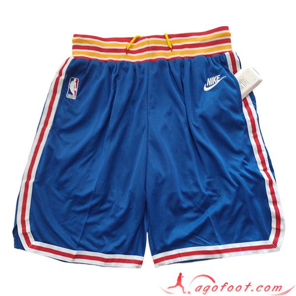 Shorts NBA Golden State Warriors 2023/24 Bleu