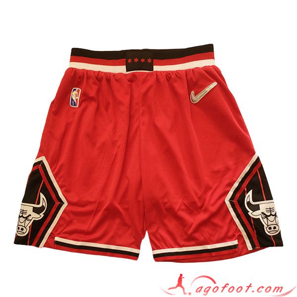 Shorts NBA Chicago Bulls 2023/24 Rouge