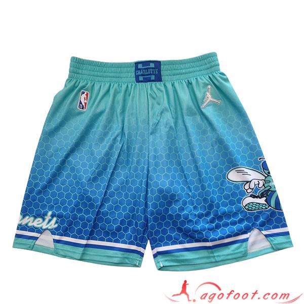Shorts NBA Charlotte Hornets 2023/24 Bleu
