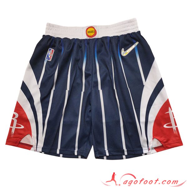 Shorts NBA Houston Rockets 2023/24 Bleu