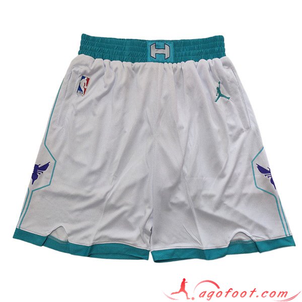 Shorts NBA Charlotte Hornets 2023/24 Blanc
