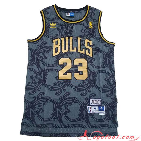Maillot Chicago Bulls (JORDAN #23) 2023/24 Gris/Noir/Jaune