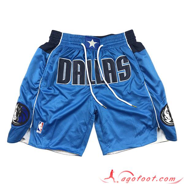 Shorts NBA Dallas Mavericks 2023/24 Bleu