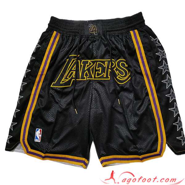 Shorts NBA Los Angeles Lakers 2023/24 Noir -04