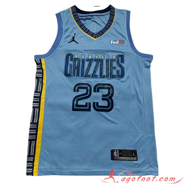 Maillot Memphis Grizzlies (ROSE #23) 2023/24 Bleu -02