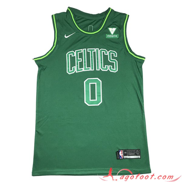 Maillot Boston Celtics (TATUM #0) 2023/24 Vert -02