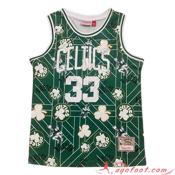 Maillot Boston Celtics (BIRD #33) 2023/24 Vert/Blanc