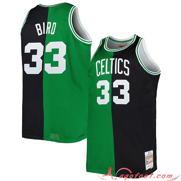 Maillot Boston Celtics (BIRD #33) 2023/24 Noir/Vert -03