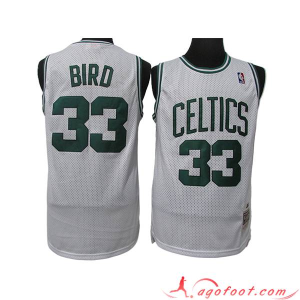 Maillot Boston Celtics (BIRD #33) 2023/24 Blanc -02
