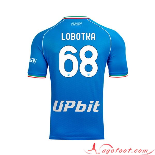 Maillot de Foot SSC Naples (LOBOTKA #68) 2023/2024 Domicile