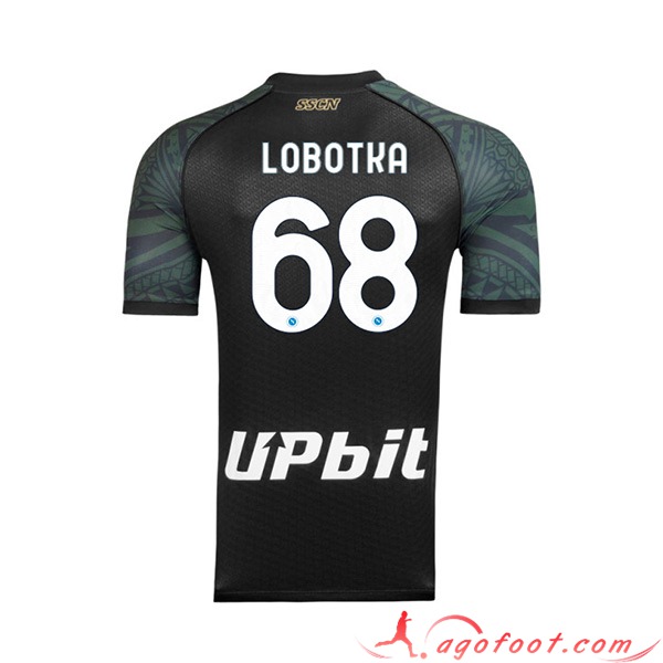 Maillot de Foot SSC Naples (LOBOTKA #68) 2023/2024 Third