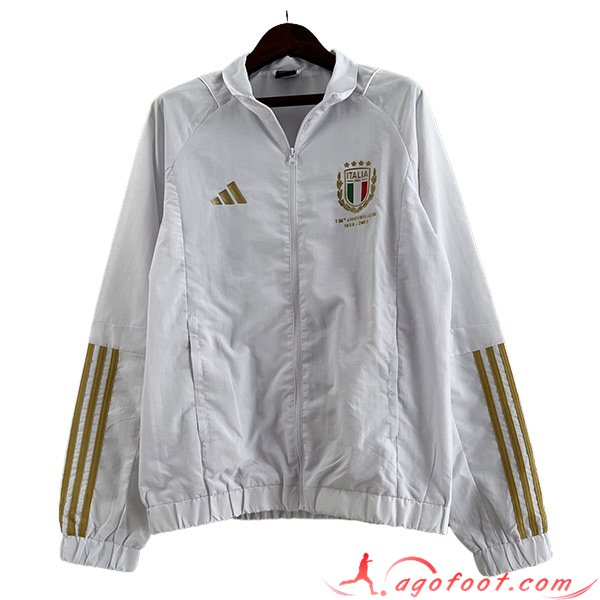 Coupe-Vent Italie Blanc 2023/2024 -03