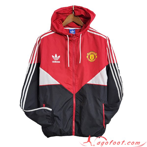 Coupe-Vent Manchester United Rouge/Noir 2023/2024
