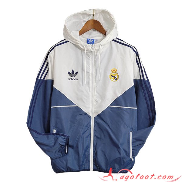 Coupe-Vent Real Madrid Blanc 2023/2024 -08