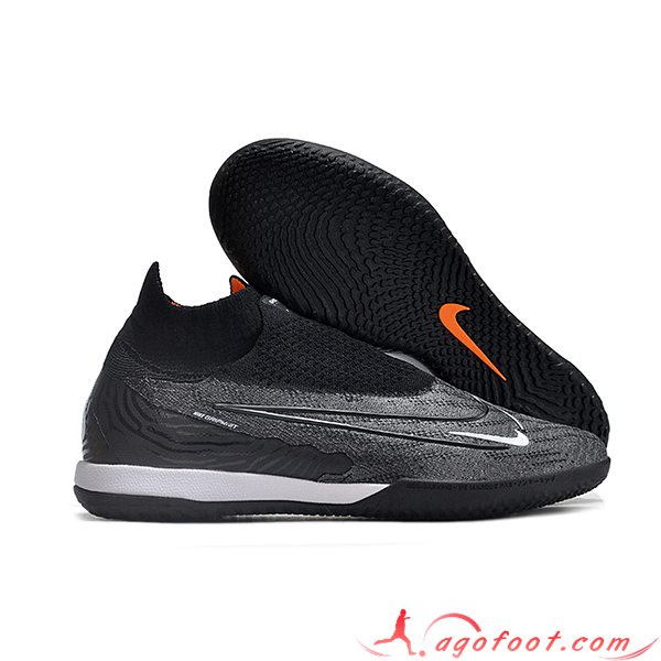 Nike Chaussures de Foot Phantom GX Elite DF Link IC Noir