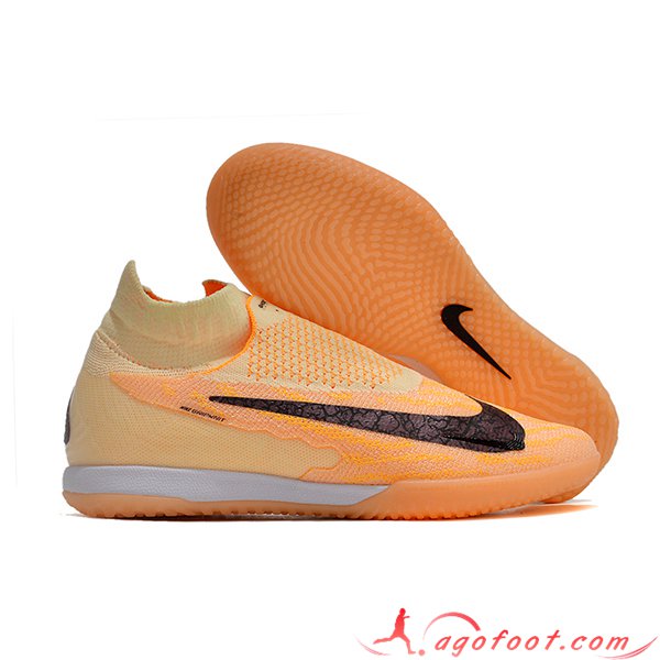 Nike Chaussures de Foot Phantom GX Elite DF Link IC Orange