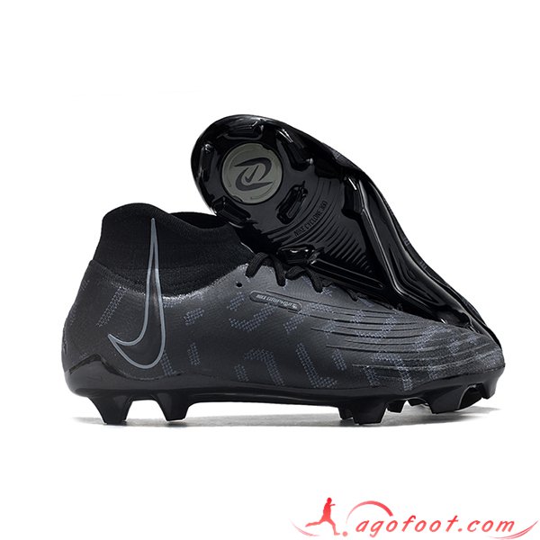 Nike Chaussures de Foot Phantom Luna Elite NU FG Noir