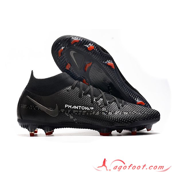 Nike Chaussures de Foot Phantom GT2 Dynamic Fit Elite FG Noir